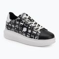 Dámské boty  KARL LAGERFELD Kapri Twin Nft Graffiti black/white leather