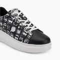 Dámské boty  KARL LAGERFELD Kapri Twin Nft Graffiti black/white leather 7