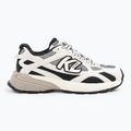 Dámské boty KARL LAGERFELD Orion Sidetrim black leather/textile w/white