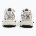 Dámské boty KARL LAGERFELD Orion Sidetrim white leather/textile w/silver 3