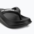 Dámské žabky KARL LAGERFELD Skoona II Hotel Thong black rubber 7