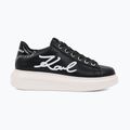 Dámské boty KARL LAGERFELD Kapri Cornelly Signia Stitch black leather