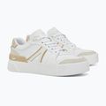 Dámské boty Lacoste L002 Evo Monograms white / light brown 8