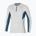 Pánské běžecké tričko longsleeve  Mizuno Dryaeroflow Half Zip nimbus cloud