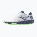 Pánské tenisové boty Mizuno Wave Enforce Court AC white/ vintage indigo/ neo mint