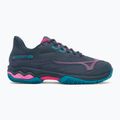 Dámské boty na padel  Mizuno Wave Exceed Light 2 Padel midnight navy/ fuchsia purple/ enamel blue 2