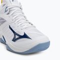Volejbalové boty Mizuno Wave Dimension Mid bílé/bellwether modrá/belairblu 7