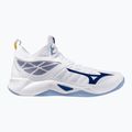 Volejbalové boty Mizuno Wave Dimension Mid bílé/bellwether modrá/belairblu 8