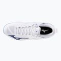 Volejbalové boty Mizuno Wave Dimension Mid bílé/bellwether modrá/belairblu 11