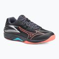 Volejbalové boty  Mizuno Thunder Blade Z black/neon flame/peacock blue