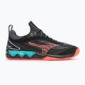 Volejbalové boty  Mizuno Wave Luminous 3 black/neon flame/peacock blue 2
