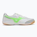 Pánské kopačky Mizuno Morelia Sala Pro IN white/neon green/galaxy silver 2