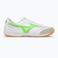 Pánské kopačky Mizuno Morelia Sala Elite IN white/neon green/galaxy silver 2