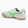Pánské kopačky Mizuno Morelia Sala Elite IN white/neon green/galaxy silver 3
