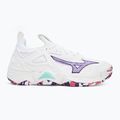 Volejbalové boty  Mizuno Wave Momentum 3 white/violet indigo/camellia rose 2