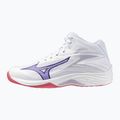Dámské volejbalové boty Mizuno Thunder Blade Z Mid white/violet indigo/camelliaros 8