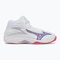 Dámské volejbalové boty Mizuno Thunder Blade Z Mid white/violet indigo/camelliaros 2