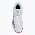 Dámské volejbalové boty Mizuno Thunder Blade Z Mid white/violet indigo/camelliaros 5