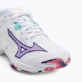 Dámské volejbalové boty Mizuno Wave Lightning Z8 bílé/fialová indigo/camelliaros 7