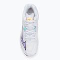 Dámské volejbalové boty Mizuno Wave Lightning Z8 Mid bílé/fialové indigo/camelliaros 5