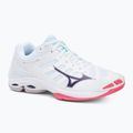 Volejbalové boty  Mizuno Wave Voltage 2 white/violet indigo/camellia rose