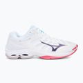 Volejbalové boty  Mizuno Wave Voltage 2 white/violet indigo/camellia rose 2