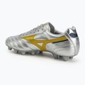 Pánské kopačky Mizuno Morelia II Club Md galaxy silver/gold/gold 3