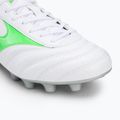 Pánské kopačky Mizuno Morelia II Club Md white/neon green/galaxy silver 7