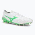 Kopačky Mizuno Morelia Neo IV β Japan Fg white/neon green/cool gray 3c