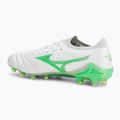 Pánské kopačky Mizuno Morelia Neo IV β Japan Md white/neon green/cool gray 3c 3