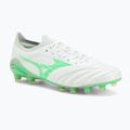 Pánské kopačky Mizuno Morelia Neo IV Β Elite MD white/neon green/cool gray 3c
