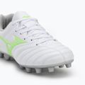 Dětské kopačky  Mizuno Monarcida Neo III Select Jr Md white/neon green 7