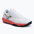 Pánské tenisové boty Mizuno Wave Enforce Court AC white/baritone blue/calypso coral