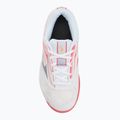 Dětské tenisové boty Mizuno Break Shot 5 Jr CC white/blue granite/calypso coral 5
