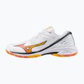 Badmintonové boty Mizuno Wave Claw 3 white/citrus/calypso coral 8
