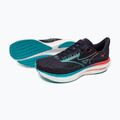 Pánské běžecké boty Mizuno Wave Rider 29 odyssey gray/Ccapri breeze/calypso coral 9