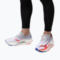 Pánské běžecké boty Mizuno Wave Rebellion Flash 3 white/fiery coral 2/iris bloom 10