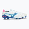 Pánské kopačky Mizuno Morelia Neo IV Β Elite MD white/tanager turquoise/pink tetra 2