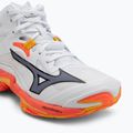Volejbalové boty Mizuno Wave Lightning Z8 Mid white/fiery coral 2/citrus 7
