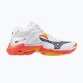 Volejbalové boty Mizuno Wave Lightning Z8 Mid white/fiery coral 2/citrus
