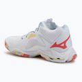 Dámské volejbalové boty Mizuno Wave Lightning Z8 Mid white/calypso coral/pale banana 3
