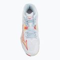 Dámské volejbalové boty Mizuno Wave Lightning Z8 Mid white/calypso coral/pale banana 5