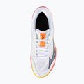 Dětské volejbalové boty Mizuno Lightning Star Z7 white/fiery coral 2/citrus 5