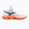 Volejbalové boty Mizuno Wave Momentum Elite Mid white/fiery coral 2/citrus 8