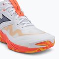 Volejbalové boty Mizuno Wave Momentum Elite Mid white/fiery coral 2/citrus 7