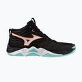 Volejbalové boty Mizuno Wave Momentum Elite Mid black/tangelo/ice green 8