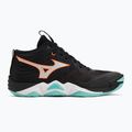 Volejbalové boty Mizuno Wave Momentum Elite Mid black/tangelo/ice green 2