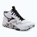Volejbalové boty Mizuno Wave Momentum Elite Mid white/black/ge gold
