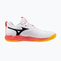 Volejbalové boty Mizuno Wave Momentum Pro white/fiery coral 2/citrus 2