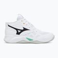 Volejbalové boty Mizuno Wave Momentum Pro Mid white/black/frozen emerald 2